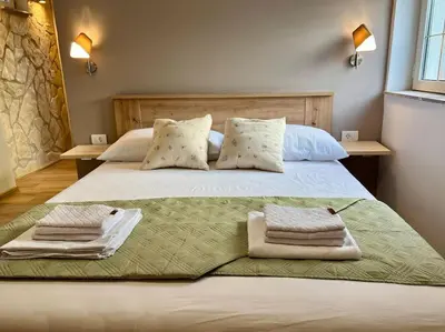 Krevet ili kreveti u jedinici u objektu Fantažija Apartment