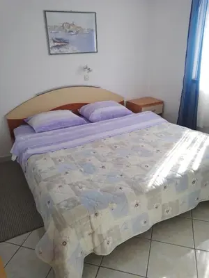 Krevet ili kreveti u jedinici u objektu Bungalow Tribunj