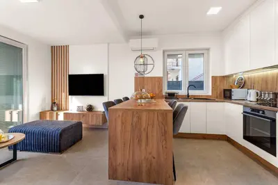 Kuhinja ili čajna kuhinja u objektu Luxury Apartments Velic Brodarica