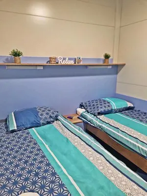 Krevet ili kreveti u jedinici u objektu Mobile Home Elica, Pirovac