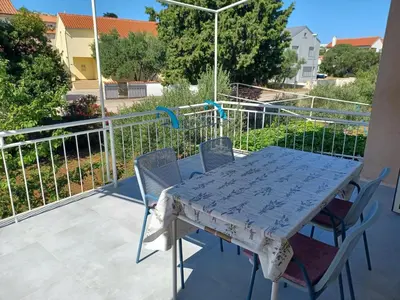 Balkon ili terasa u objektu Apartmani Rameša
