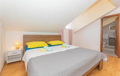 Krevet ili kreveti u jedinici u objektu Nice Home In Konjevrate With Wifi
