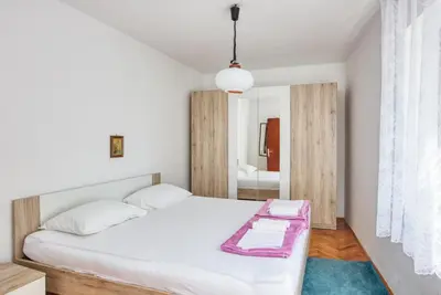 Krevet ili kreveti u jedinici u objektu Apartments by the sea Sparadici - Sibenik - 21600