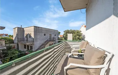 Balkon ili terasa u objektu Nice Apartment In Brodarica With Wifi