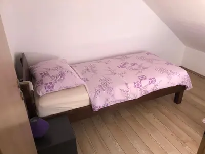 Krevet ili kreveti u jedinici u objektu Tisno Central Apartments