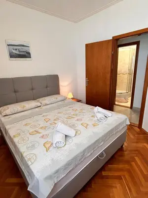 Krevet ili kreveti u jedinici u objektu Apartments Plavi Biser