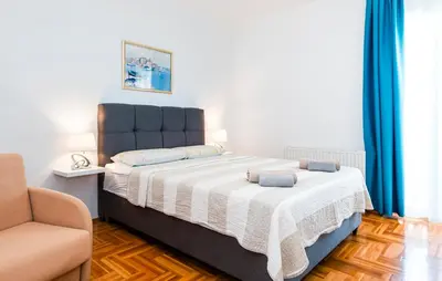 Krevet ili kreveti u jedinici u objektu Apartments Plavi Biser