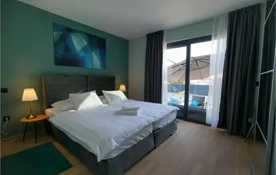 Krevet ili kreveti u jedinici u objektu Villa Terrazza