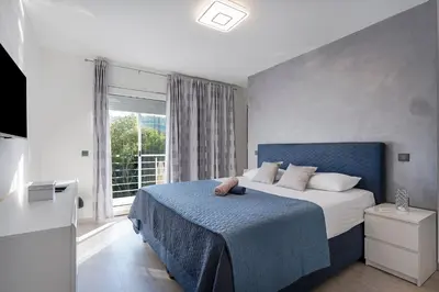 Krevet ili kreveti u jedinici u objektu Luxury Colosseum
