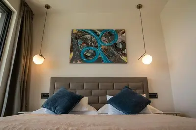 Krevet ili kreveti u jedinici u objektu Villa Maris - Luxury Villa with Pool