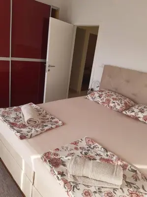 Krevet ili kreveti u jedinici u objektu Apartman Toranj
