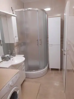 Kupaonica u objektu Apartman Toranj
