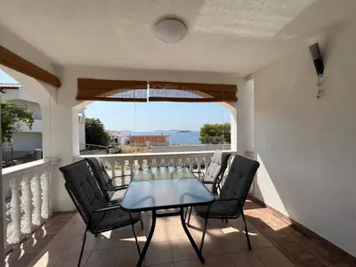 Balkon ili terasa u objektu Apartments by the sea Rogoznica - 21634