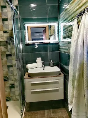 Kupaonica u objektu Apartment Beachfeeling