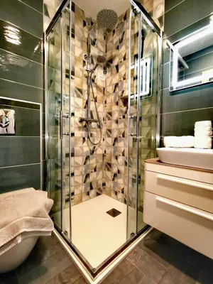Kupaonica u objektu Apartment Beachfeeling
