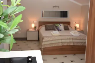 Krevet ili kreveti u jedinici u objektu Apartments Lavendula