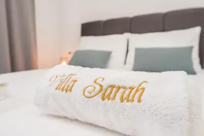 Krevet ili kreveti u jedinici u objektu Sarah