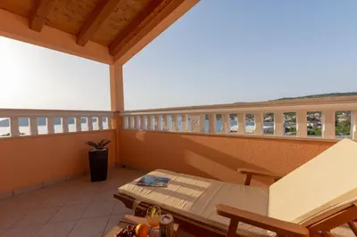Balkon ili terasa u objektu Patria