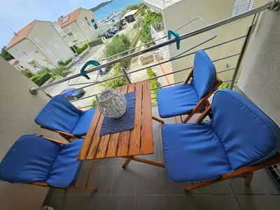 Balkon ili terasa u objektu Seaview apartment at beach