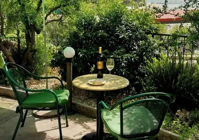 Vrt u objektu Holiday apartment in Zaboric with sea view, balcony, air conditioning, WiFi 5177-2