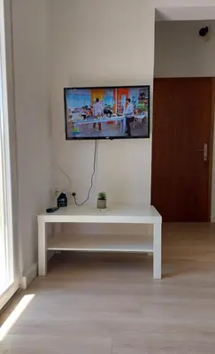 TV i/ili zabavni centar u objektu Holiday apartment in Zaboric with sea view, balcony, air conditioning, WiFi 5177-4