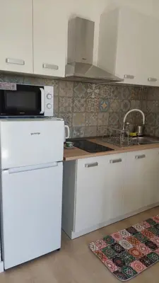 Kuhinja ili čajna kuhinja u objektu Holiday apartment in Zaboric with sea view, balcony, air conditioning, WiFi 5177-4
