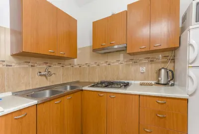 Kuhinja ili čajna kuhinja u objektu Apartments Rusan