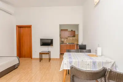 TV i/ili zabavni centar u objektu Apartments Rusan