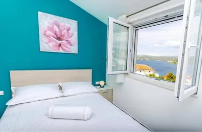 Krevet ili kreveti u jedinici u objektu Apartments Katic