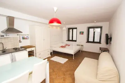 Kuhinja ili čajna kuhinja u objektu Jerry & Oli's Apartments