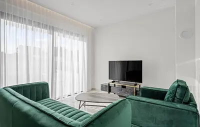 TV i/ili zabavni centar u objektu Beach Front Home In Vodice