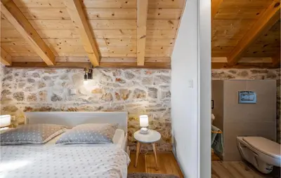 Krevet ili kreveti u jedinici u objektu Cozy Home In Primosten With Wifi