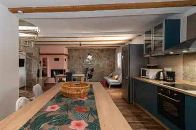 Kuhinja ili čajna kuhinja u objektu Villa Emanuel in Ljubitovica - Haus für 4-6 Personen