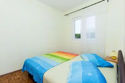 Krevet ili kreveti u jedinici u objektu House Ivana Tribunj