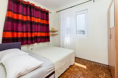 Krevet ili kreveti u jedinici u objektu House Ivana Tribunj