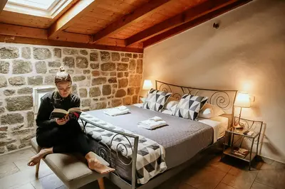 Krevet ili kreveti u jedinici u objektu City Rooms Šibenik