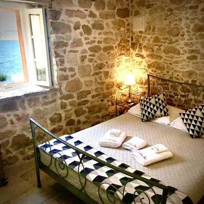 Krevet ili kreveti u jedinici u objektu City Rooms Šibenik