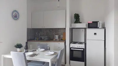 Kuhinja ili čajna kuhinja u objektu Apartments Marta