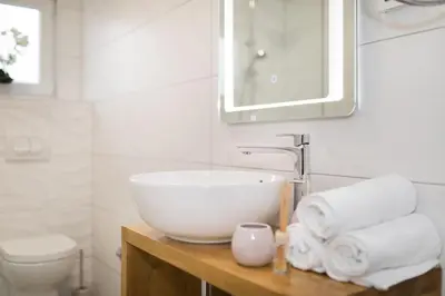 Kupaonica u objektu Villa Sky