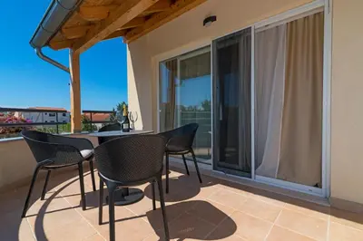 Balkon ili terasa u objektu Apartman Ana 2