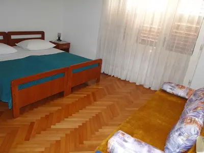 Krevet ili kreveti u jedinici u objektu Apartment in Primosten - Sibenik Riviera 35152