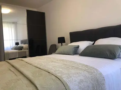 Krevet ili kreveti u jedinici u objektu Apartment in Primosten - Sibenik Riviera 35564