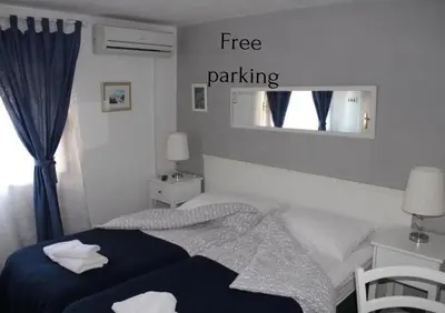 Krevet ili kreveti u jedinici u objektu Karmelita's place - apartmani