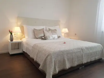 Krevet ili kreveti u jedinici u objektu Apartment Tisno Residence