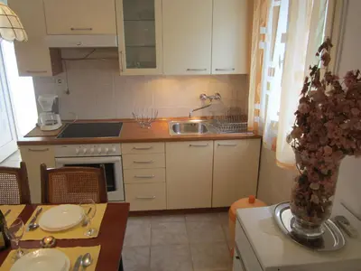 Kuhinja ili čajna kuhinja u objektu Apartment Tisno Residence
