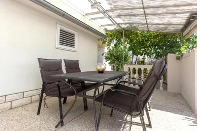 Balkon ili terasa u objektu Apartment Seaside, free parking