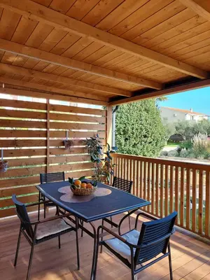 Balkon ili terasa u objektu Julija Mobile Lux