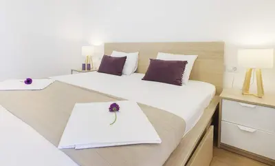 Krevet ili kreveti u jedinici u objektu Apartments Zorka 2
