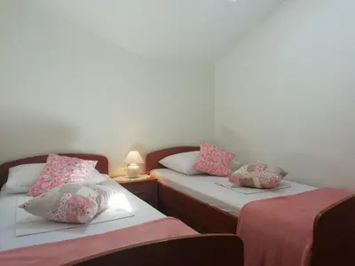 Krevet ili kreveti u jedinici u objektu Apartments Vidović