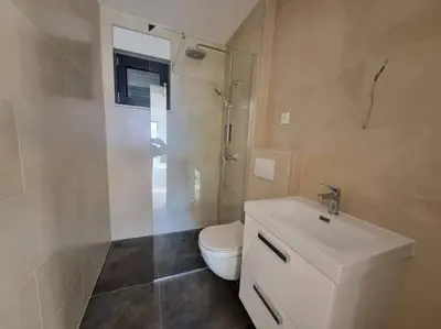 Kupaonica u objektu Punta Planka Premium Apartment with Sea View
